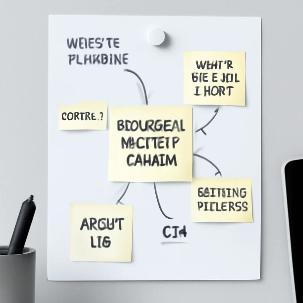 Website planning notes connecting Biological Age Test Canada to related educational pages