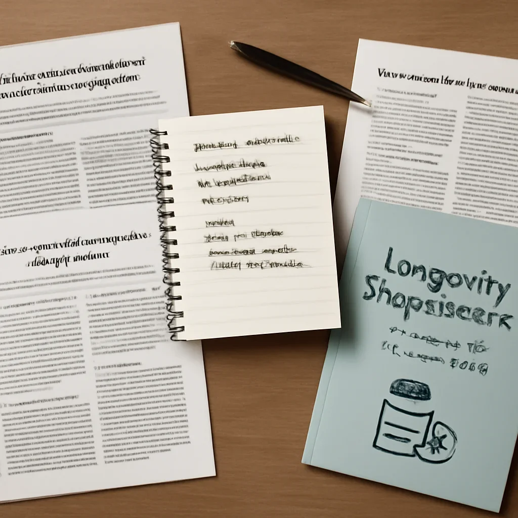 Research notes and reading materials related to Longevity Supplements: A Canadian Beginner's Guide