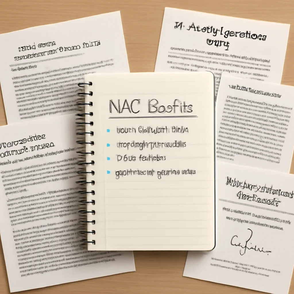 Research notes and reading materials related to NAC Benefits: N-Acetyl Cysteine Explained