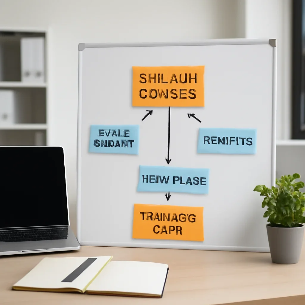 Website planning notes connecting Shilajit Canada to related educational pages