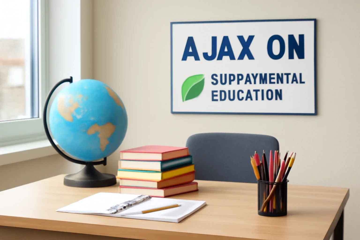 Local information desk setup representing supplement education in Ajax, ON