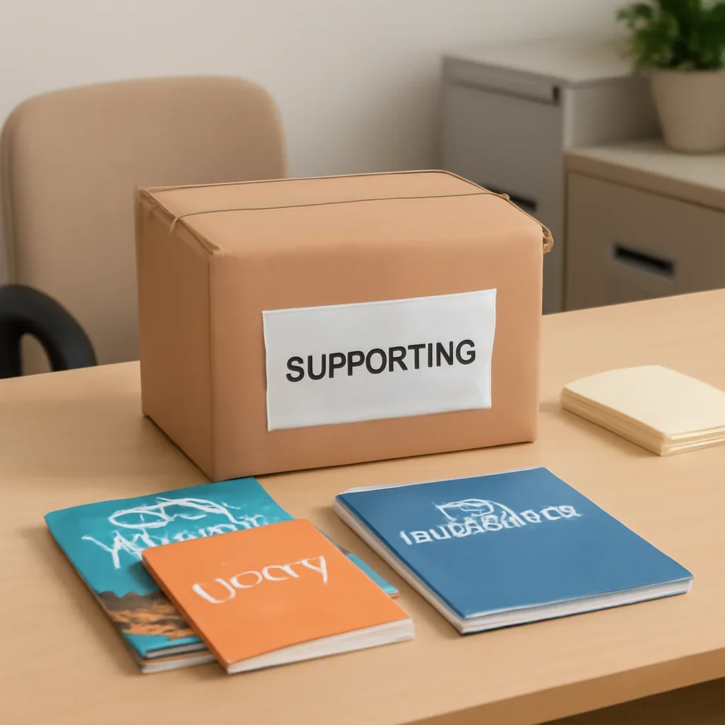 Parcel and educational materials prepared for readers in Charlottetown, PE