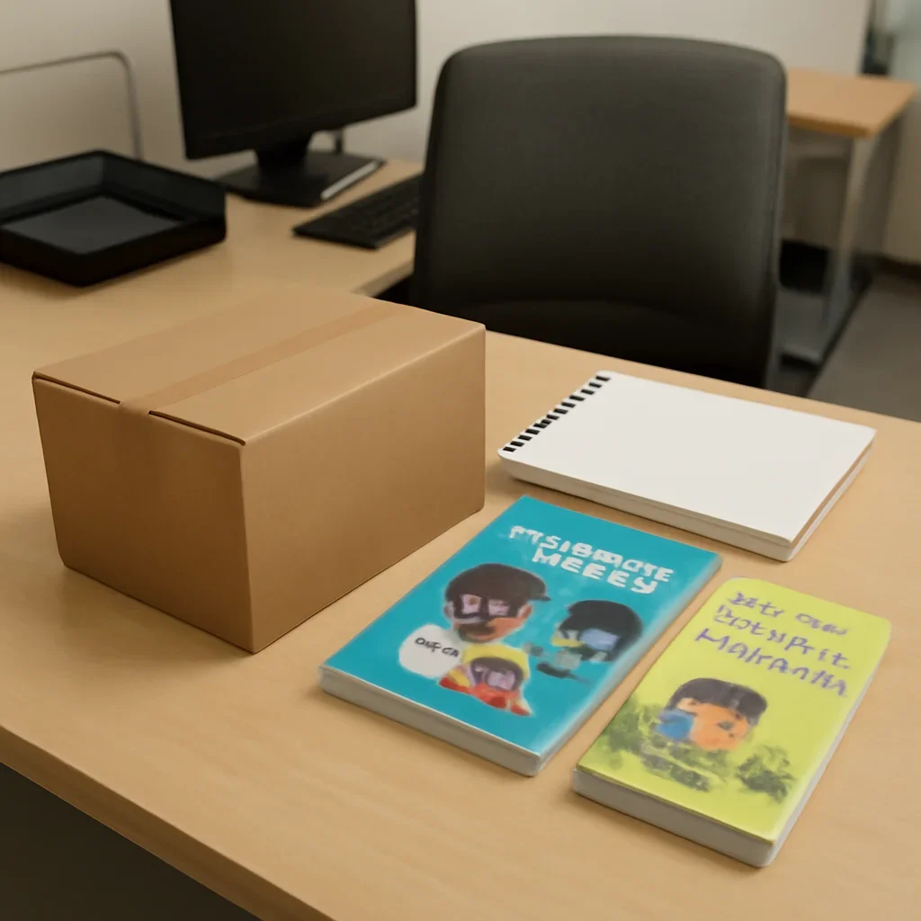 Parcel and educational materials prepared for readers in Longueuil, QC