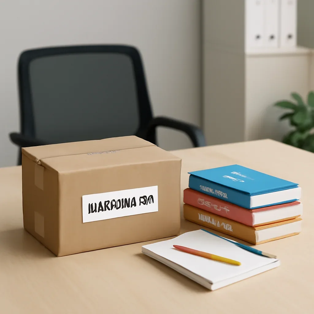 Parcel and educational materials prepared for readers in Markham, ON