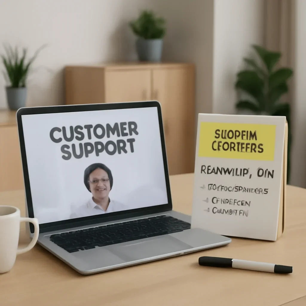 Customer support and city-specific website planning notes for Markham, ON
