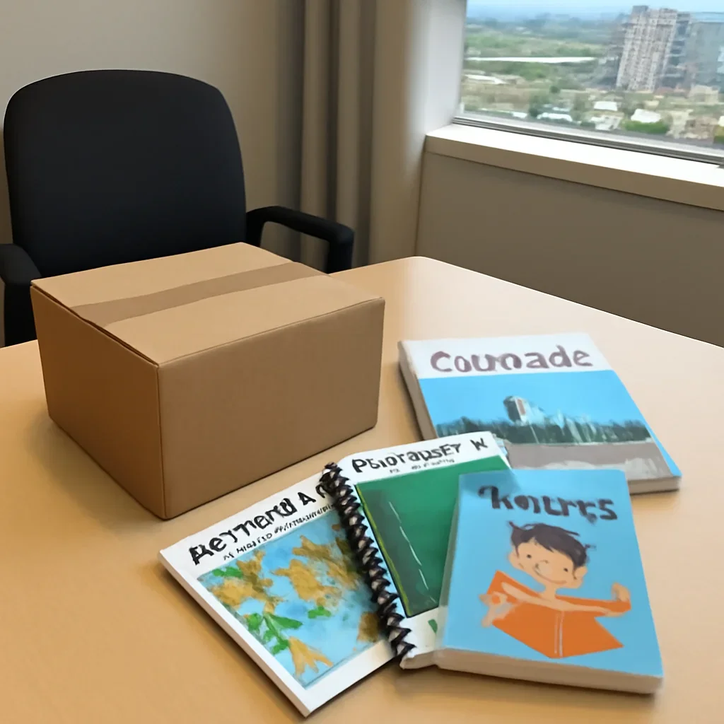 Parcel and educational materials prepared for readers in Mississauga, ON