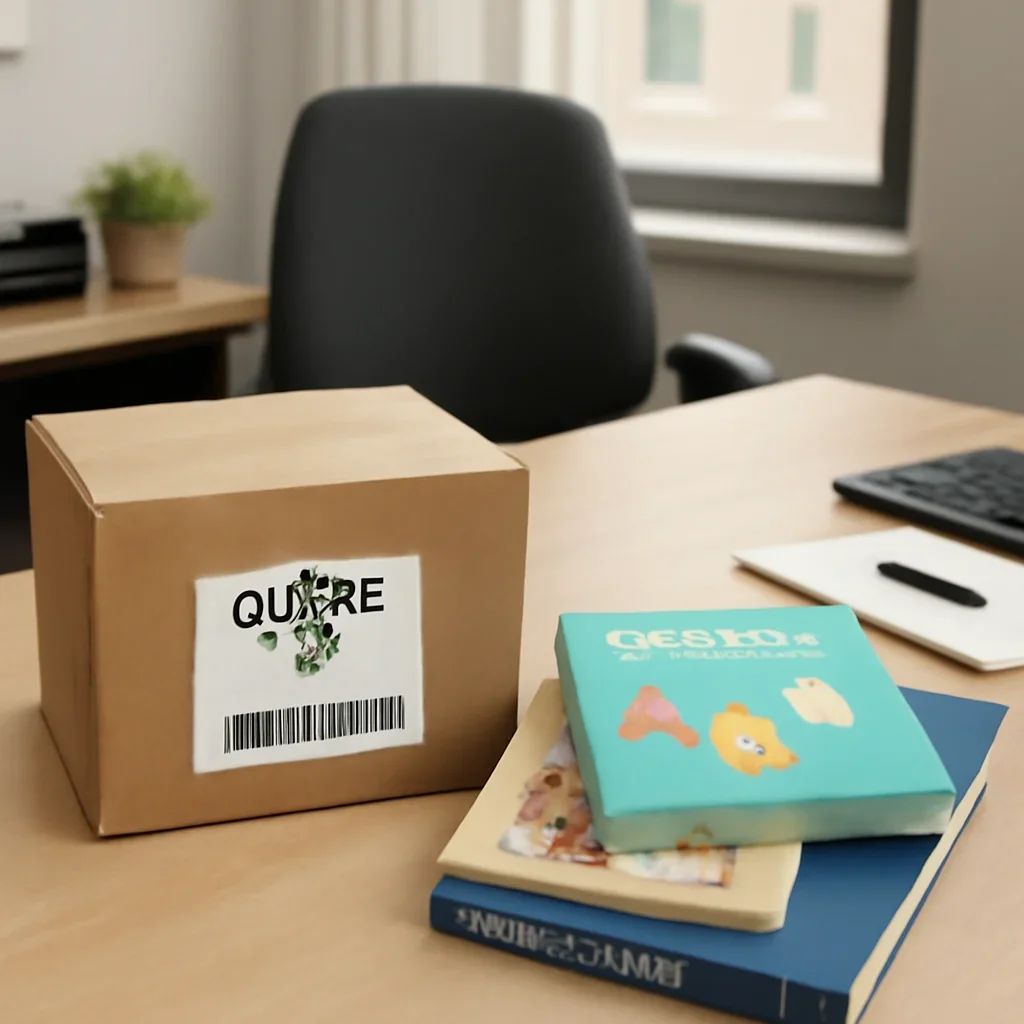 Parcel and educational materials prepared for readers in Quebec City, QC