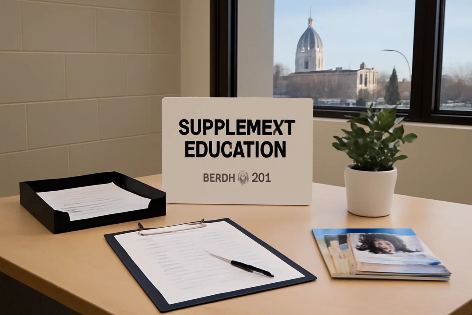 Local information desk setup representing supplement education in Regina, SK