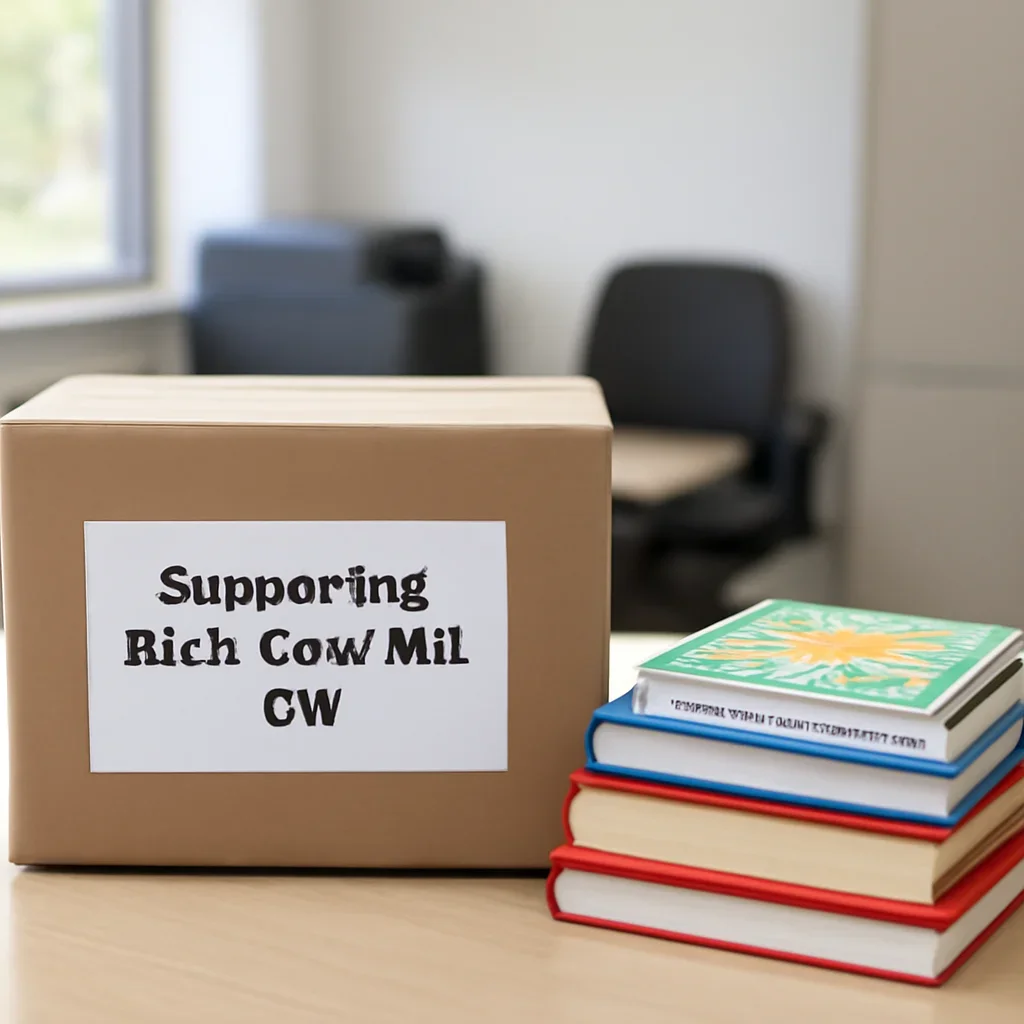 Parcel and educational materials prepared for readers in Richmond Hill, ON