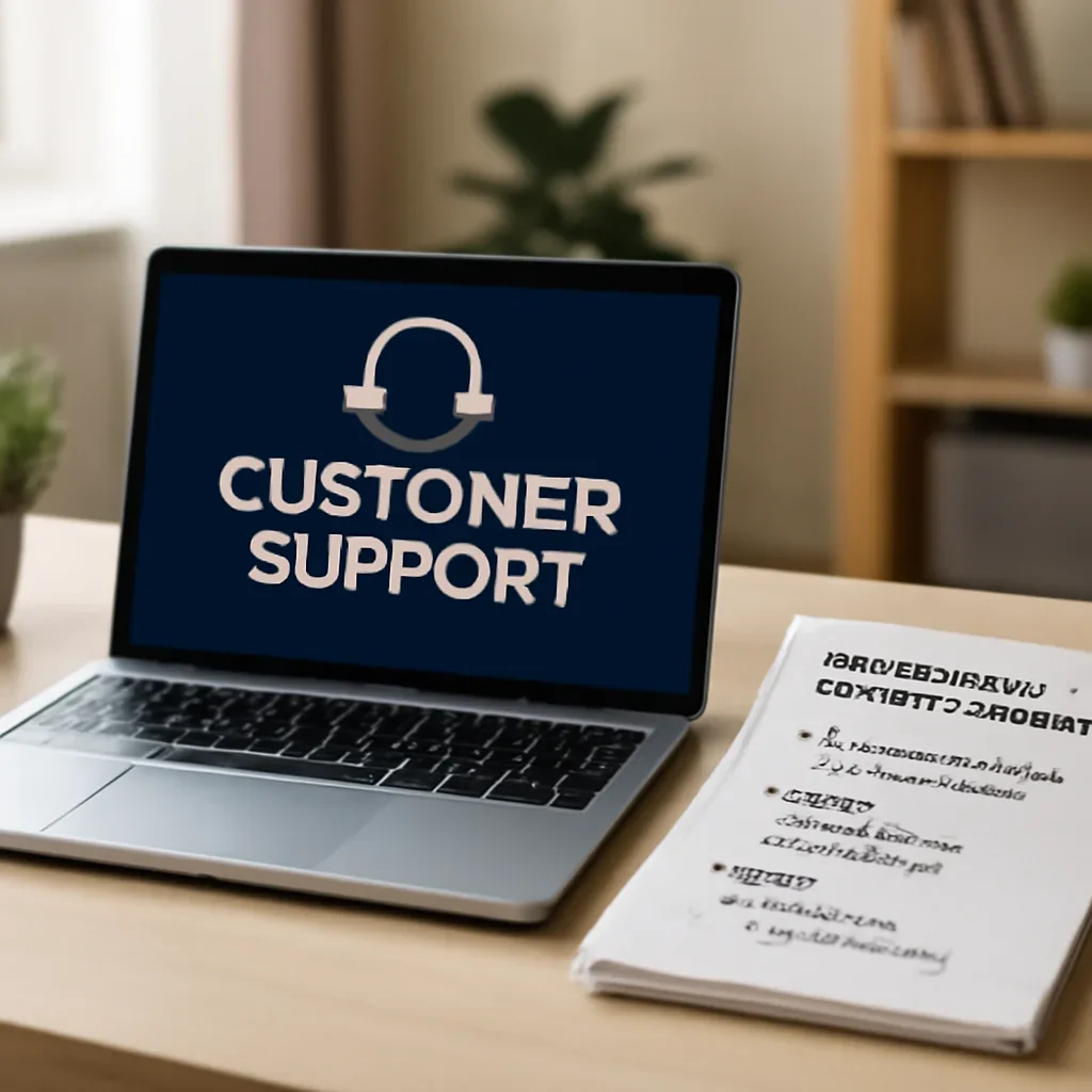 Customer support and city-specific website planning notes for Richmond Hill, ON