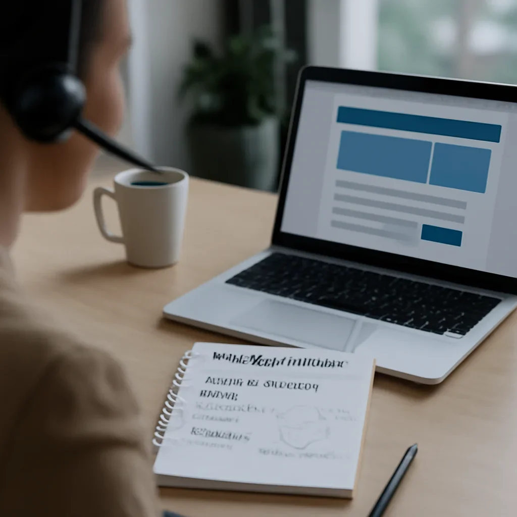 Customer support and city-specific website planning notes for Sherbrooke, QC