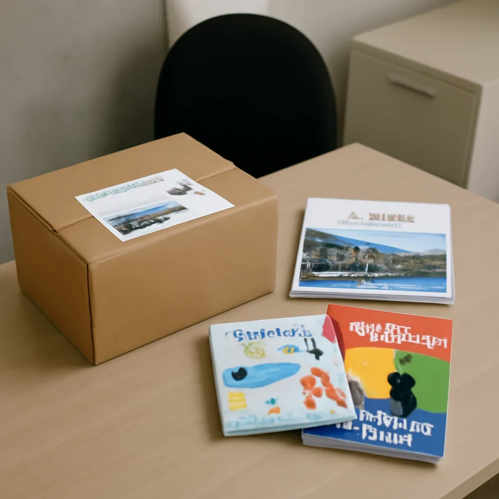 Parcel and educational materials prepared for readers in St. John's, NL
