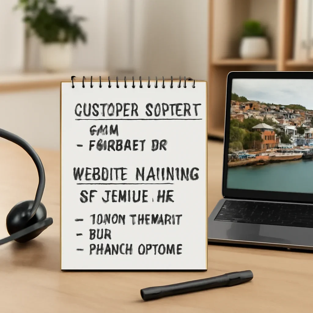 Customer support and city-specific website planning notes for St. John's, NL